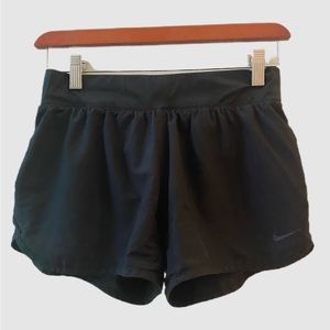 Black Nike Shorts kid's large with liner GUC Size L